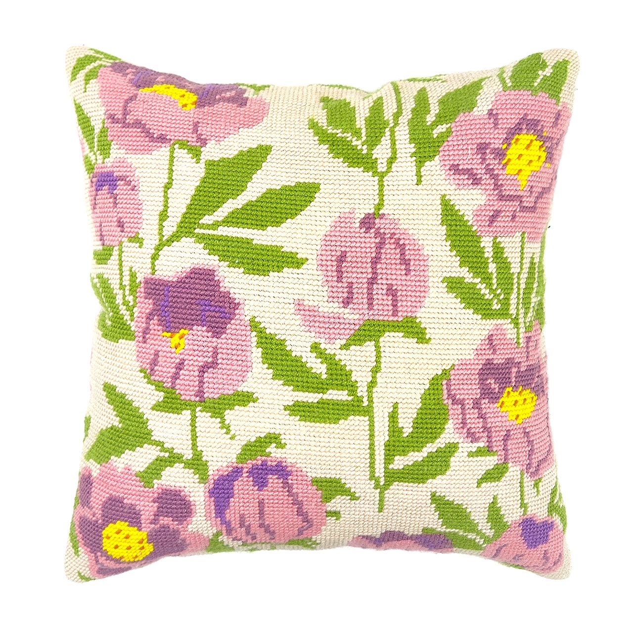 Pink Tulips Pillow