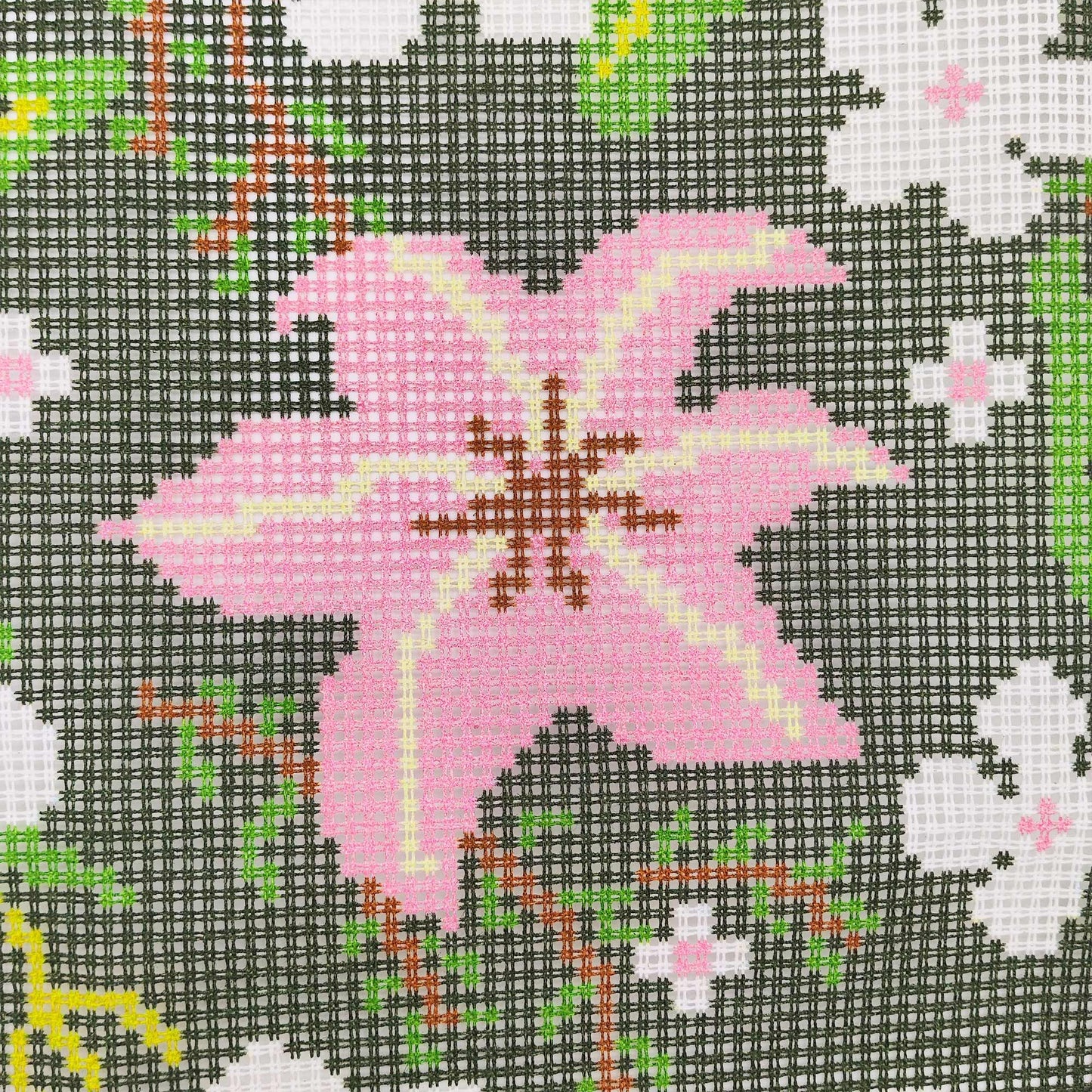Pink Lily Pillow