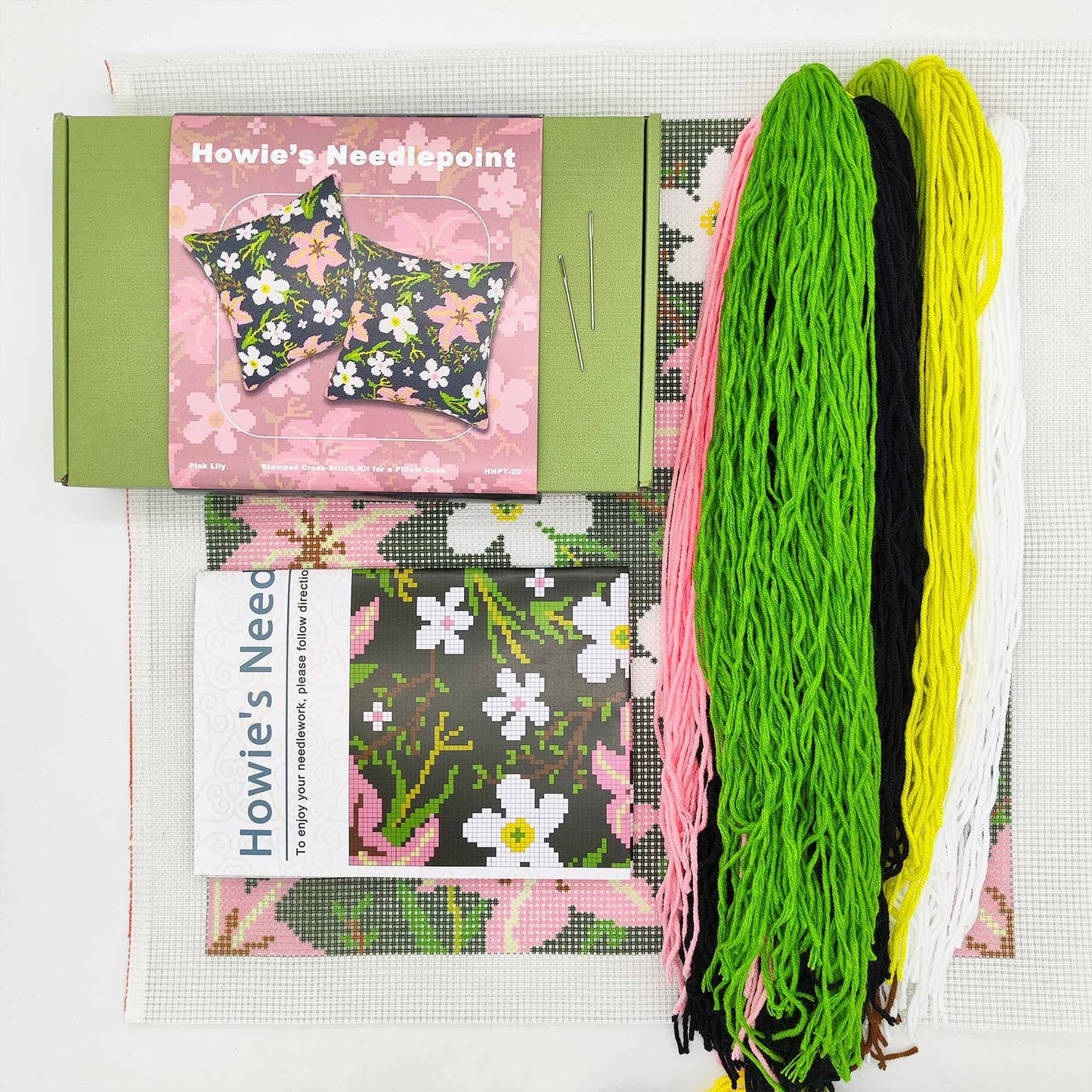 Pink Lily Pillow