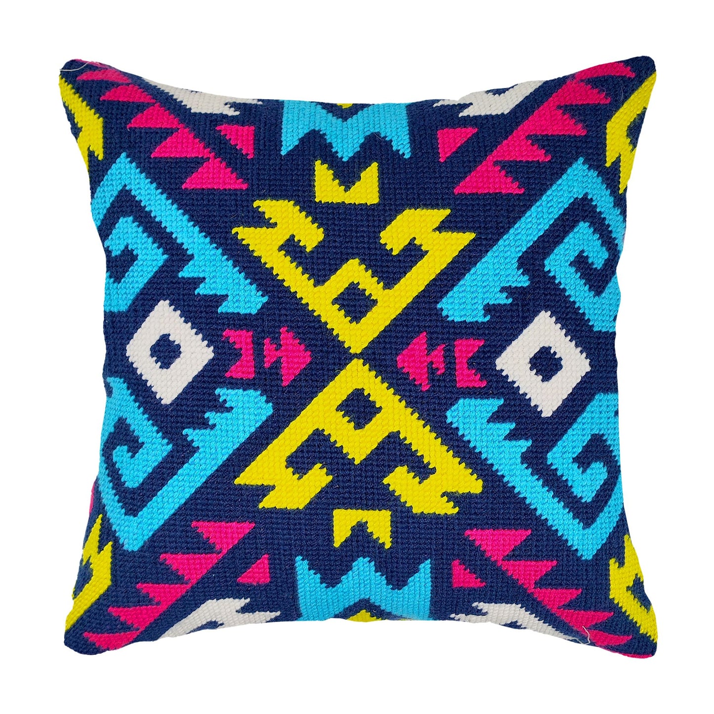 Colorful Geometry 2 Pillow