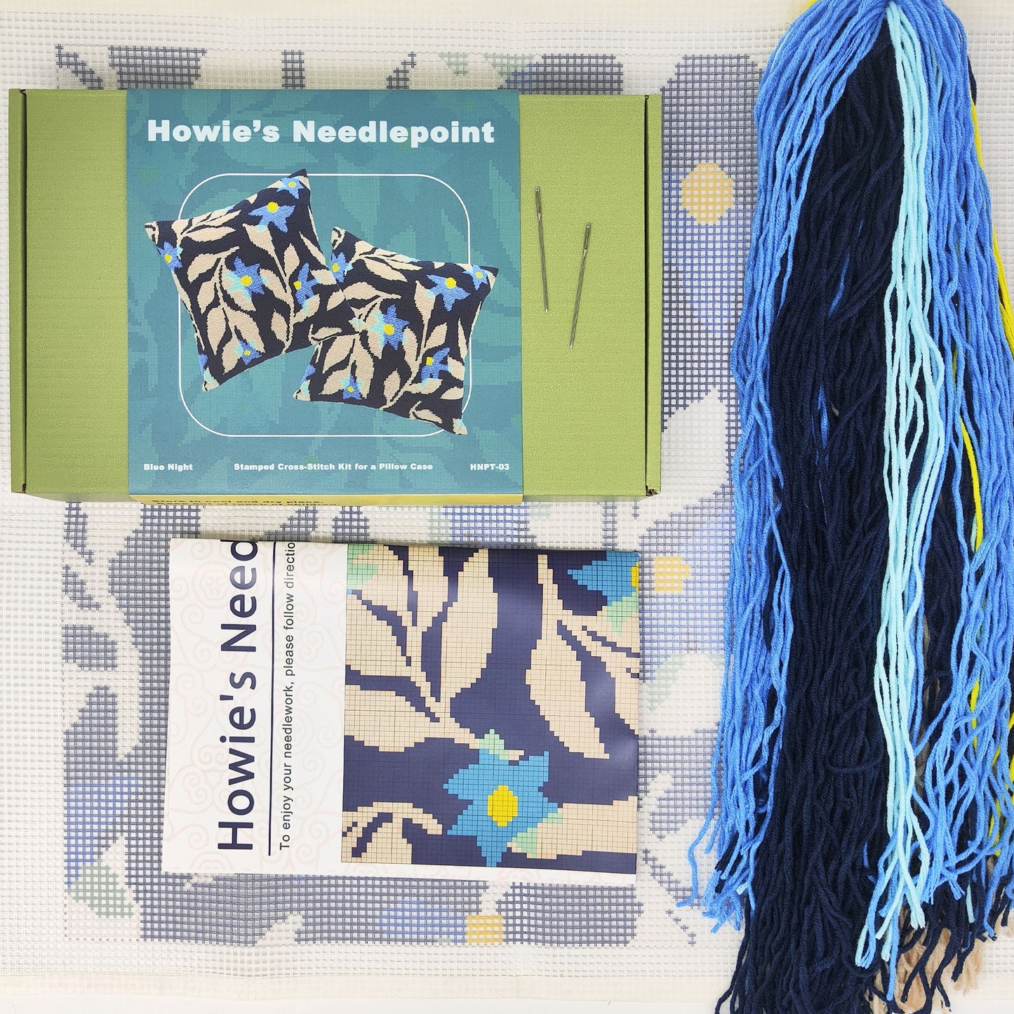 Blue Night Pillow