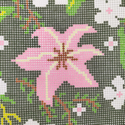 Pink Lily Pillow