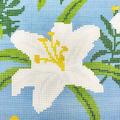 White Lily Pillow
