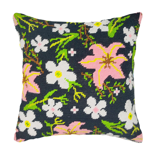 Pink Lily Pillow