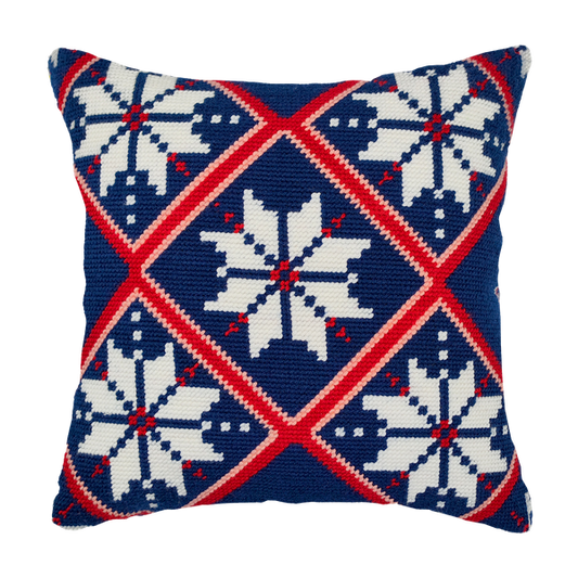 Kit de almohada con bordado de flores