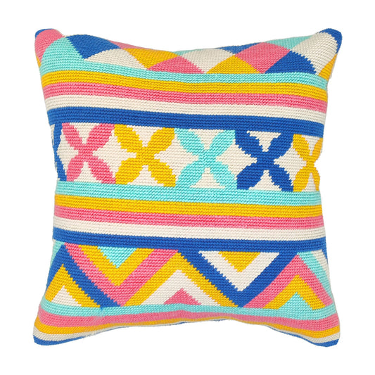 Colorful Geometry Pillow